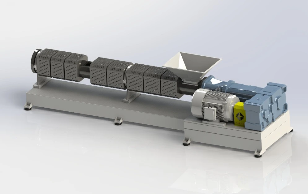 Double Screw Plastic Recycling Extruder Order för Afrika-kund