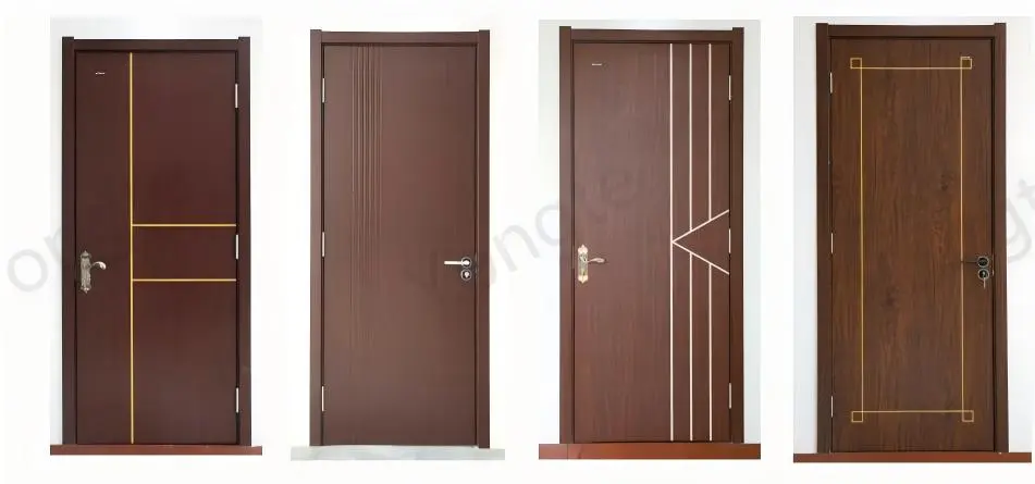 Vilken ytbehandling kan appliceras för WPC-dörr?