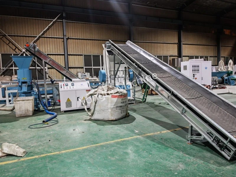 Produktionslinje för avfallstextilåtervinning har testats framgångsrikt