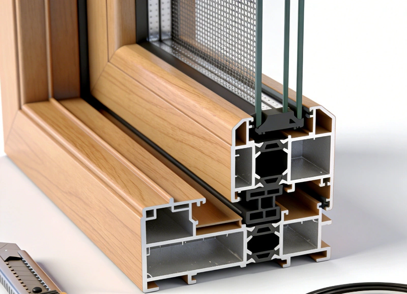 ABS fönster- och dörrprofilextruderingsmaskin