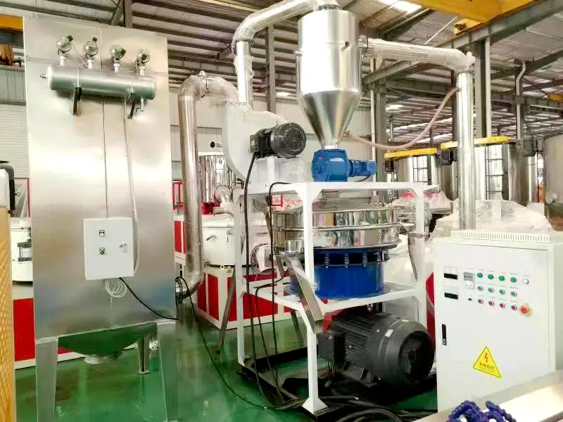 PVC-kross- och slipmaskin