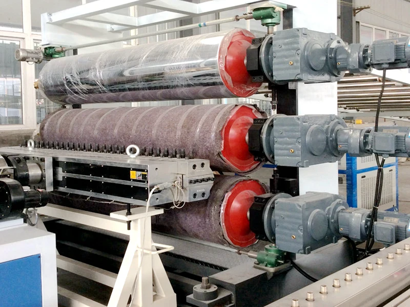 Maskin för PVC-plåttillverkning